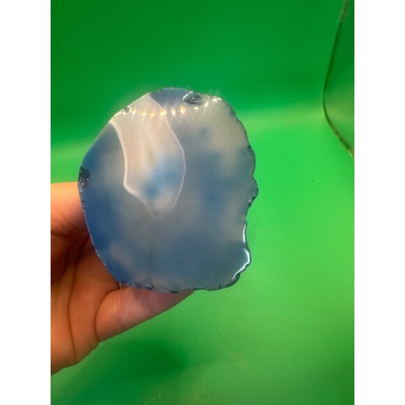 Gemstone Bonsai Tree With Copper Wire & Agate Base - Picture 2 of 2